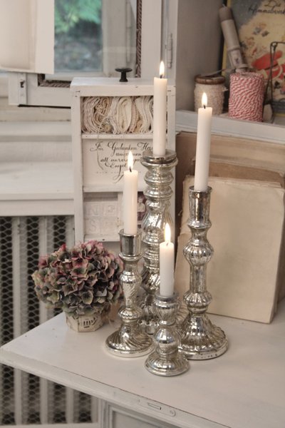 Bauernsilber Kerzenleuchter der VL Home- Collection